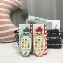 Early teach children emulation radish bilingual mobile phone remote control Music mobile phone Story phone Puzzle Toy