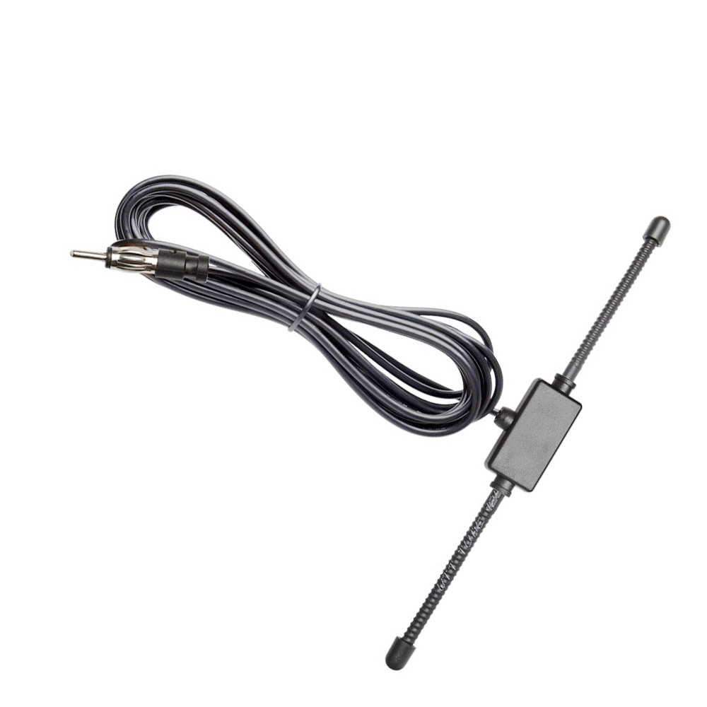 车载家用FM AM Antenna收音机贴片天线羊角款3米线Car Antenna - 图1