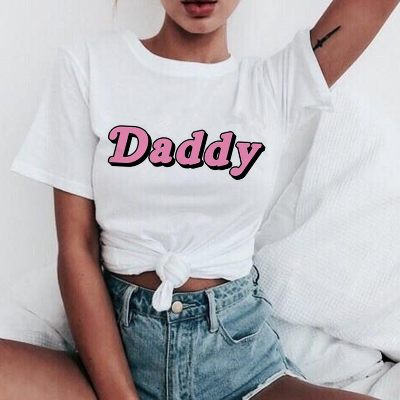 New Yes Daddy T Shirt Women Satan Is My Sugar Daddy T-Shirt - 图1