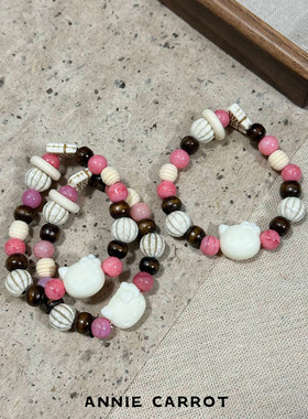 超可爱KT猫原创手链学生闺蜜礼物