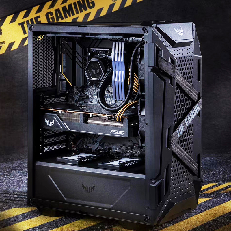 华硕火枪手系列主机DIY组装机i5-12490F/13490F/i7-13600KF/RTX4060Ti/4070SUPER显卡RX6750GRE台式电脑电竞 - 图3