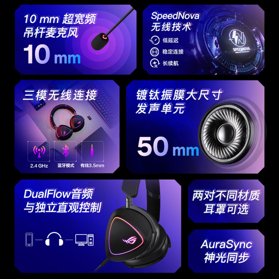 ASUS ROG Prism 2 wireless gaming headset