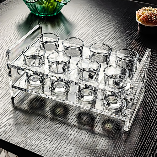 50ml玻璃白酒杯家用1两杯子一两高端精致小酒杯轻奢高档酒盅清酒 - 图2