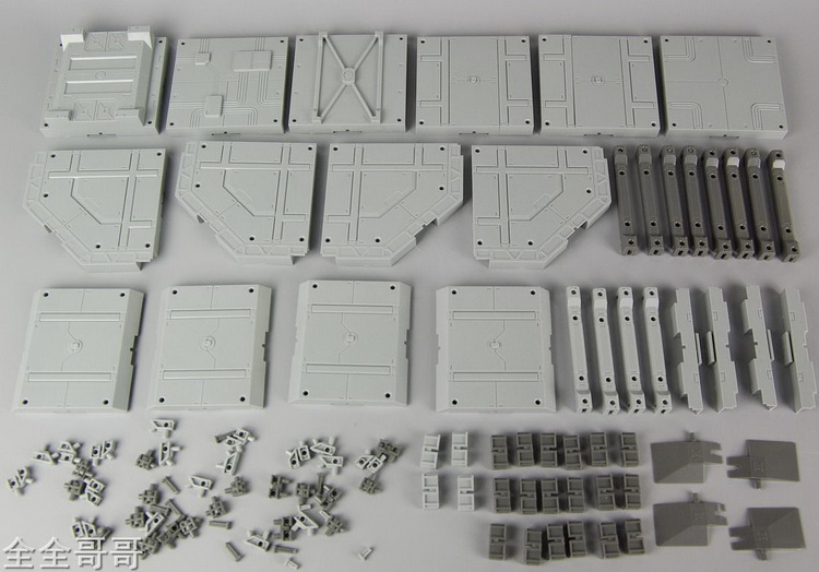 包邮创智HOBBY MG HG地台展示台机仓整备架多功能格纳库任意组装-图1