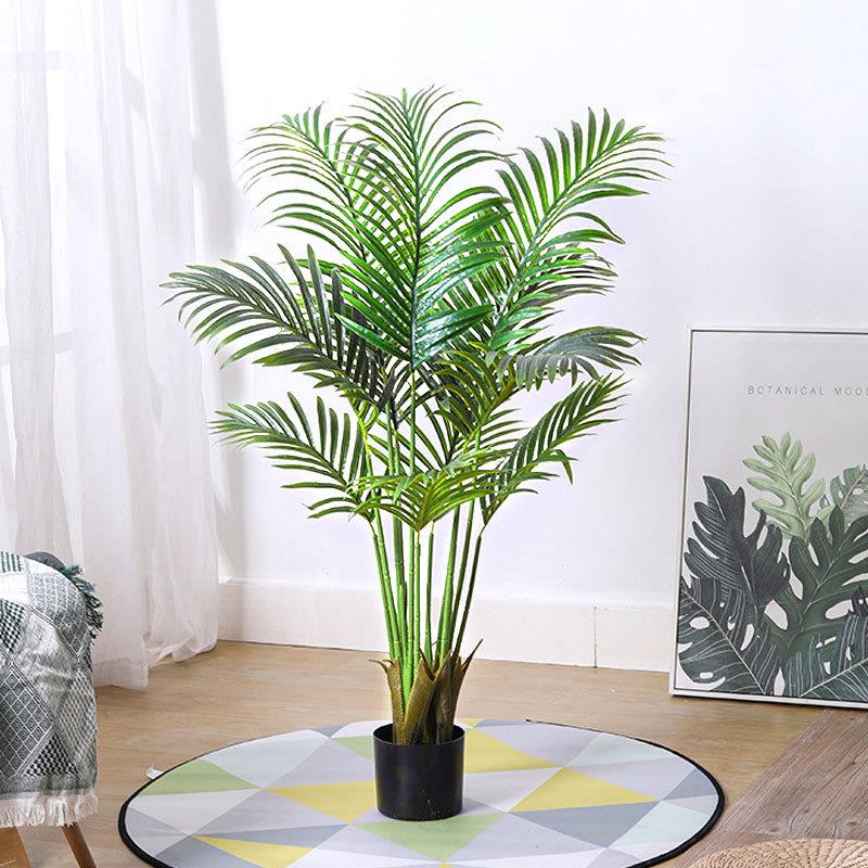 Simulation green plant large indoor potted decoration tree - 图0