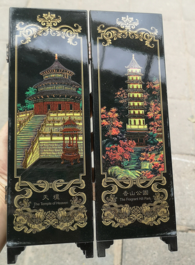 北京礼品木质中式风桌面摆件