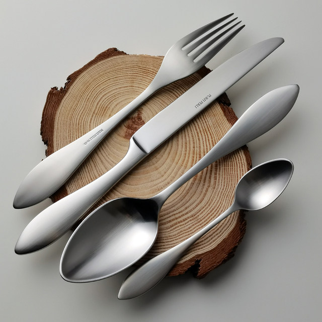 PURFIPERLI minimalist Nordic tableware knife fork spoon