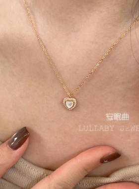 《海洋之心》s925纯银爱心项链