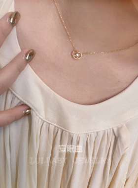 安眠曲纯银碱水结项链