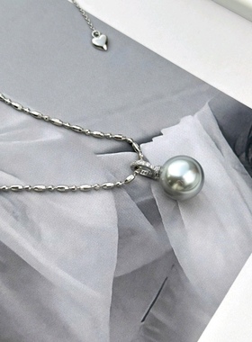 吊坠珍珠项链万能可掰扣吊坠女