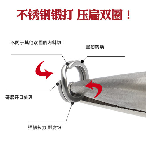 路亚饵 羽毛勺型亮片 红点双曲面铁板翘嘴鲈鱼鳜鱼桂鱼饵 - 图2