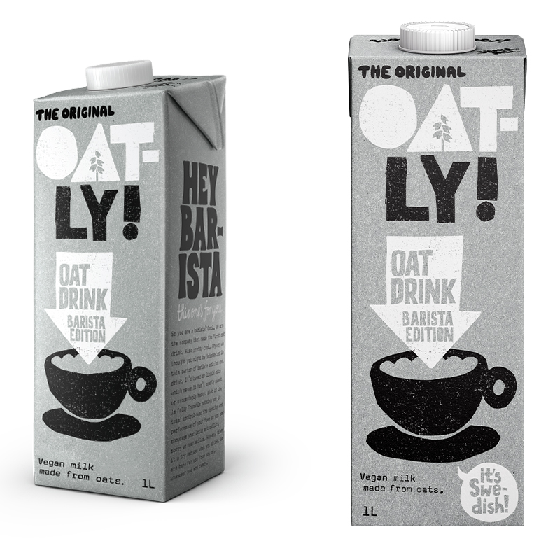 OATLY噢麦力燕麦奶咖啡大师1L