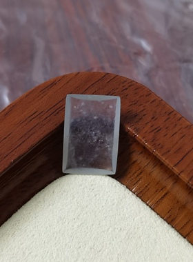 天然翡翠冰种雪花棉无事牌吊坠挂件珠宝首饰通勤首饰边角料237