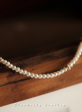 原创设计小众精致淡水小珍珠手链