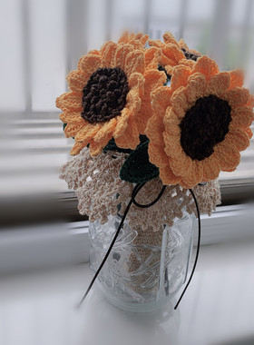 纯手工编织蕾丝节日灯创意摆件