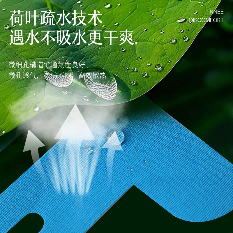 日本膝盖肌肉贴运动员专用跑步绷带胶带护膝胶布预分切肌内效贴,淘宝优惠券,粉丝福利购,淘宝优惠卷