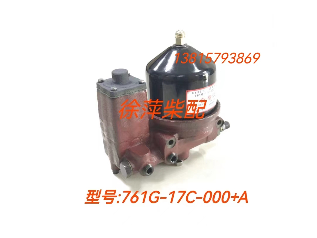 761G-17C-000+A上海柴油机机油滤清器6135磁铁机滤总成12V135机滤-图0