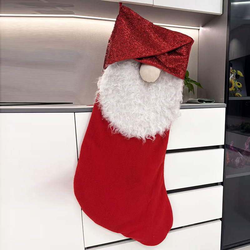 新款圣诞袜超大号礼物袋幼儿园糖果袋圣诞树老人挂件圣诞节装饰品,淘宝优惠券,粉丝福利购,淘宝优惠卷