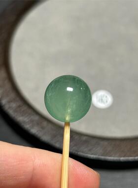 15mm绿萤石圆珠单珠143晶