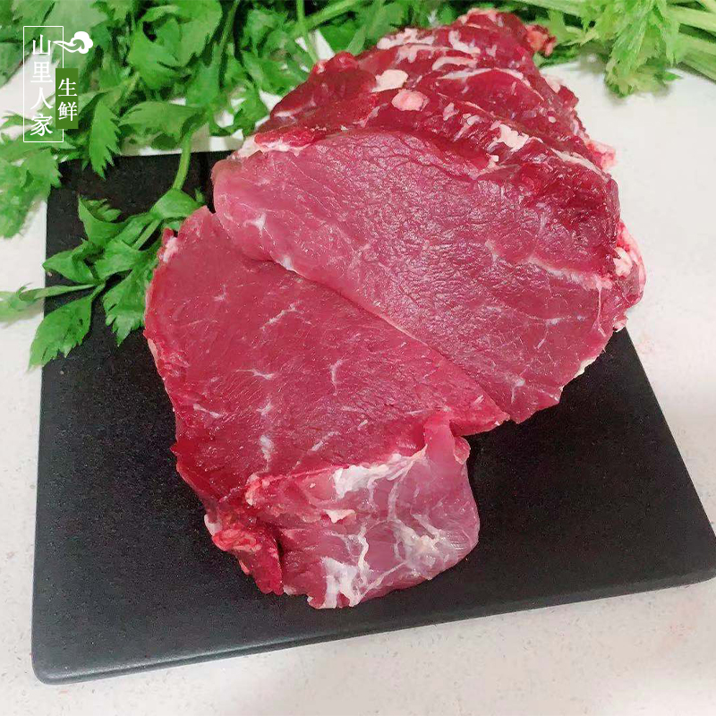 新鲜牛里脊 鲜生牛肉  现杀黄牛肉农家放养黄牛 牛外脊嫩雪花牛肉 - 图2