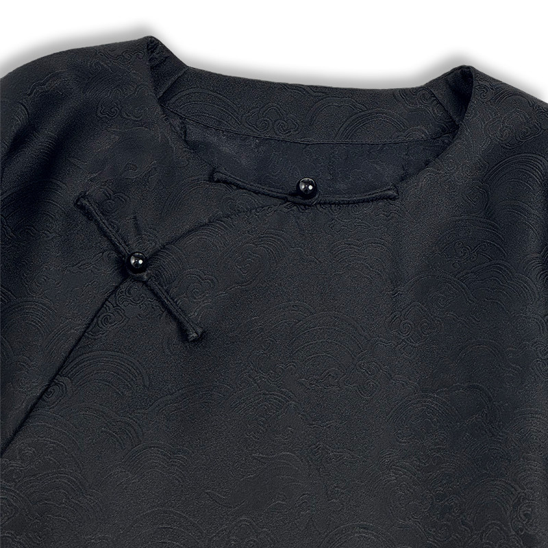 『锦栖』詹祥和·桑蚕丝手工高定手推绣显瘦减龄汉服上衣中式国风,淘宝优惠券,粉丝福利购,淘宝优惠卷