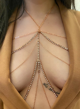 欧美风项链身体链欧美风