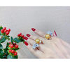 Oiran Nanyang gold bead ring 12-13mm high intensity light