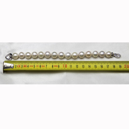 点醉 天然淡水珍珠手链 10-11mm正圆 强光 微瑕 白色AAA 正品无核 - 图3