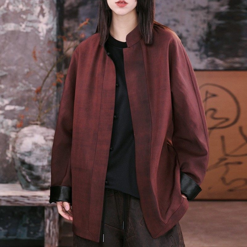 【再易】2026新款超重缎香云纱桑蚕丝重工唐装外套ZY0530S-B546,淘宝优惠券,粉丝福利购,淘宝优惠卷