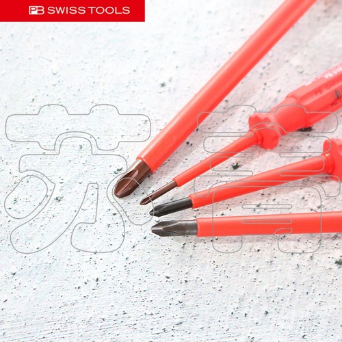 原装进口瑞士PB SWISS TOOLS十字绝缘电工螺丝刀 PB 5190 系列 - 图1