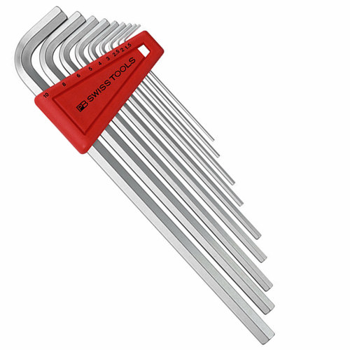 瑞士PB SWISS TOOLS加长平头内六角扳手组套PB211.H-2/4/5/6/8/10 - 图3