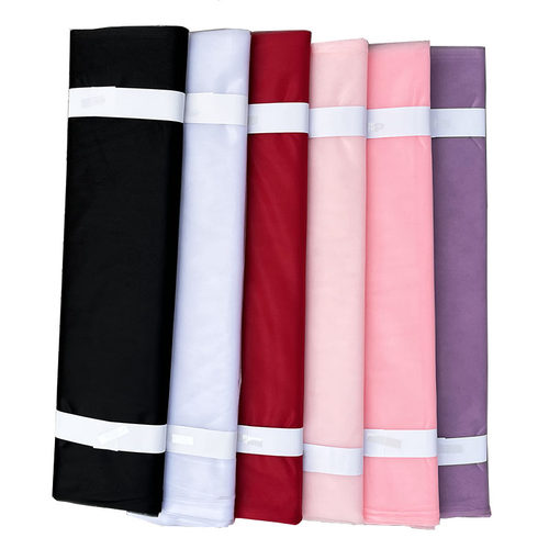 仙女纱鲜花纱网雪纱网纱花束纱幔材料黑纱花艺玫瑰包装纸白色黑色-图2