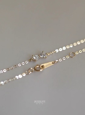 细闪蝴蝶结极细手链甜美简约