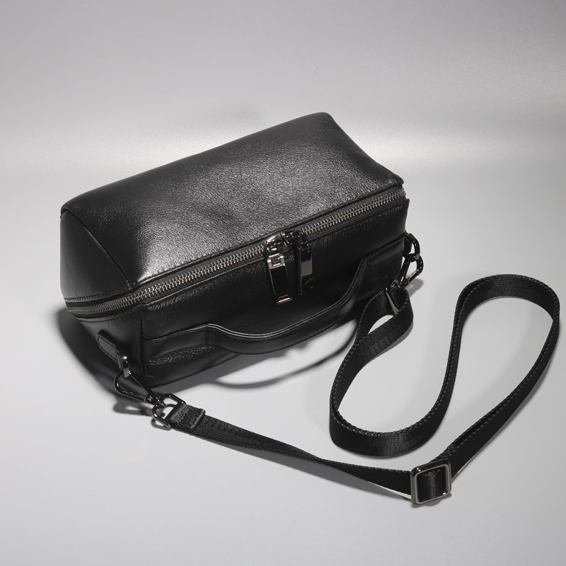 手包真皮两用2022新款潮休闲单肩包 力豪男士包袋