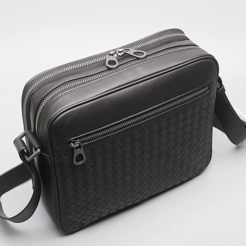 Сумка через плечо для отдыха, сумка на одно плечо с молнией, плетеный модный ремешок для сумки, из натуральной кожи