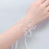 Цветок на запястье для невесты, платье подружки невесты, свежий высококлассный традиционный свадебный наряд Сюхэ, для подружки невесты