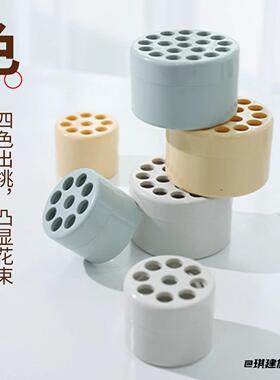 螺旋插花花盆落地茎支花束辅助