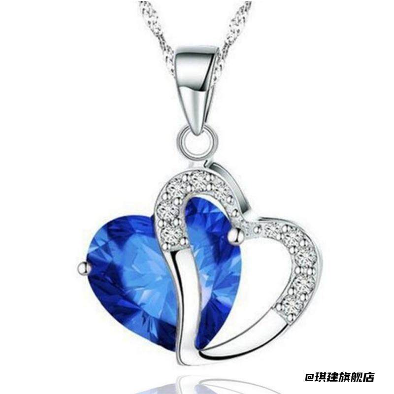 配饰品中秋节锁骨链个性颈项链吊坠新款桃心厂家项链合金新娘,淘宝优惠券,粉丝福利购,淘宝优惠卷