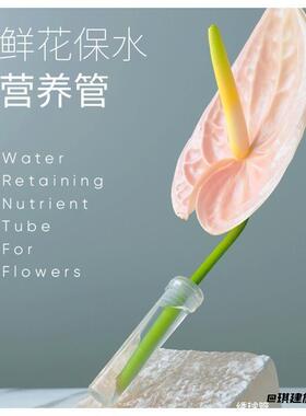 大容量花艺营养管长距离鲜花配送