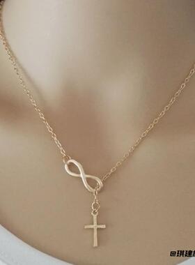 欧美外贸饰品时尚简约金属十字架