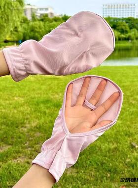 女士驾车防晒手套网孔透气宽松