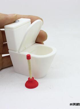 Dollhouse娃娃屋仿真马桶坐便器