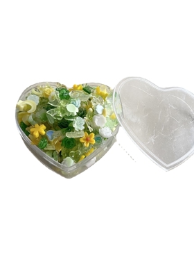 绿意春日立体花草贴片自制奶油胶手机壳耳环发夹咕卡手工材料包