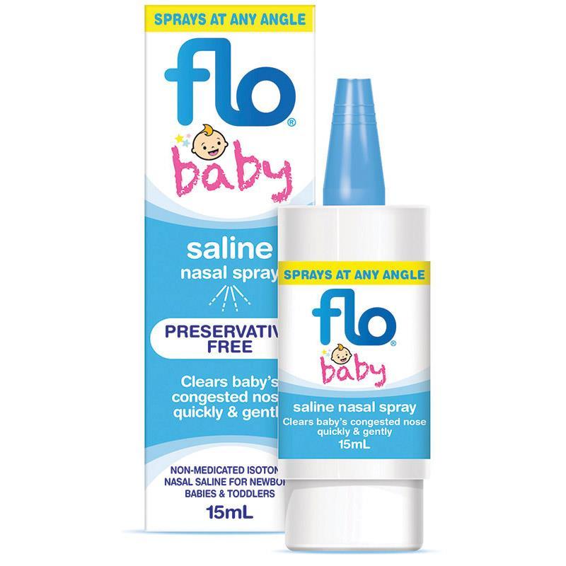 澳洲婴儿flo baby海盐水鼻喷新生儿可用喷雾滴剂15ml儿童通鼻塞 - 图3