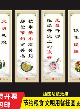 食堂文化墙贴海报挂图