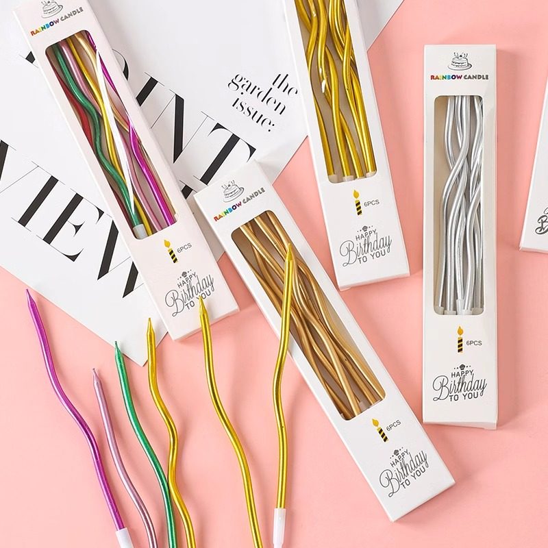 曲线蜡烛生日蛋糕装饰摆件螺旋蜡烛烘焙螺纹创意网红弯曲蜡烛插件,淘宝优惠券,粉丝福利购,淘宝优惠卷