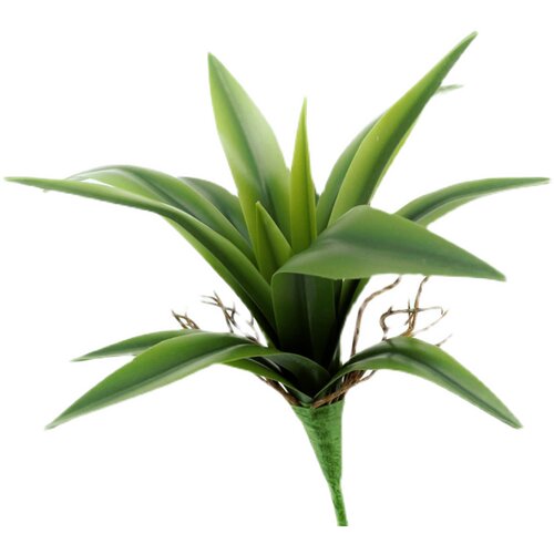 高仿真软胶蕙兰叶手感吊兰叶绿色植物花槽墙面大型盆栽摆放绿植 - 图3