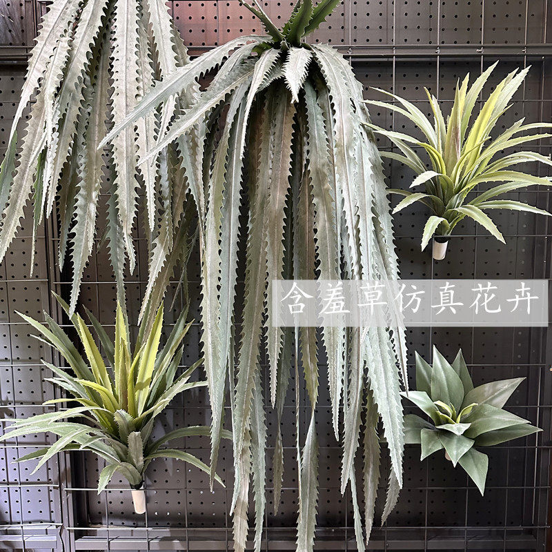 高仿真软胶蕙兰叶手感吊兰叶绿色植物花槽墙面大型盆栽摆放绿植,淘宝优惠券,粉丝福利购,淘宝优惠卷