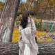 Korean style fashionable, casual and versatile wool coat