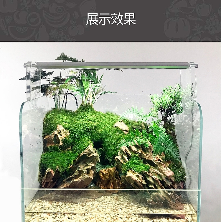 威尔康鱼缸灯支架led水草灯全光谱rgb水族箱照明灯增艳草缸灯